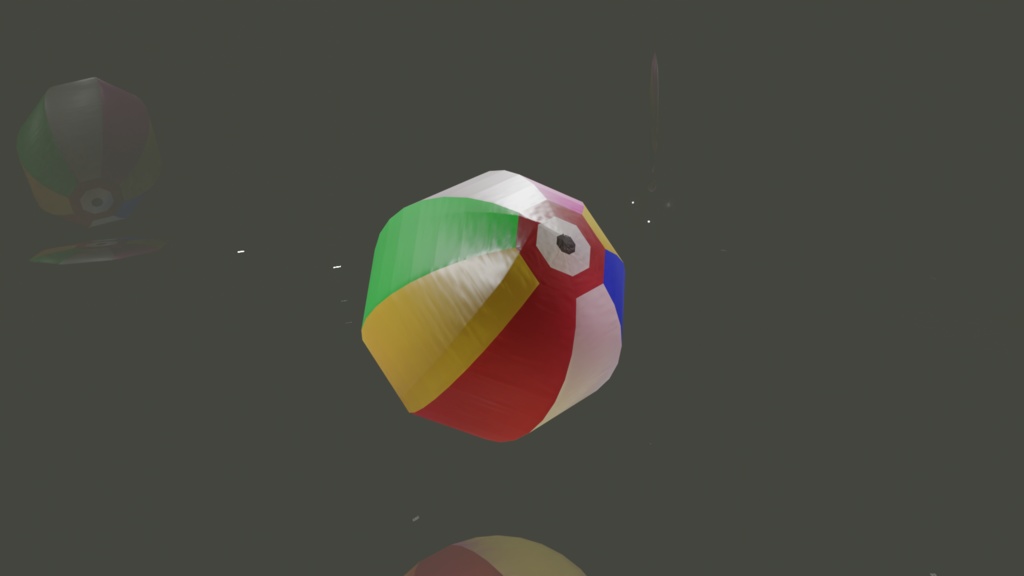 【3Dモデル】紙風船