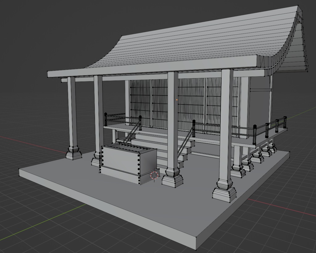 日本の伝統美を3DCGで!神社3Dモデル