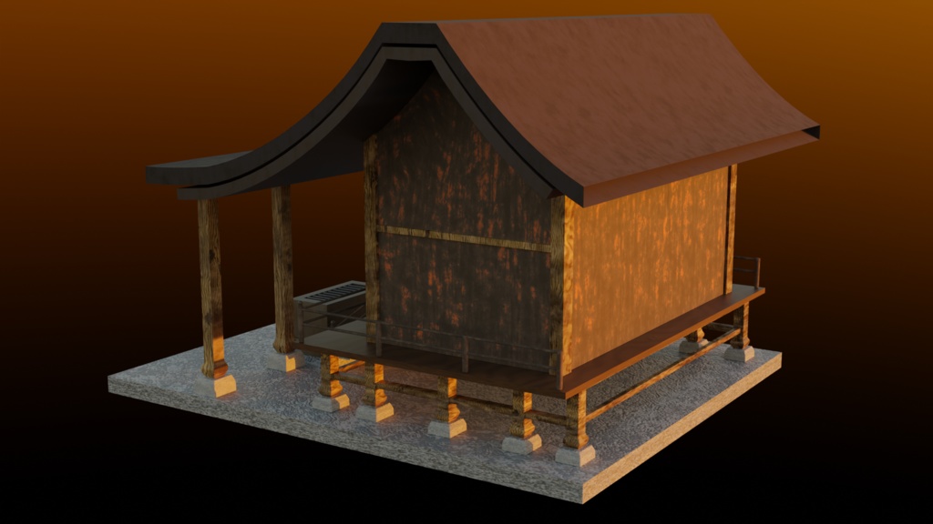 日本の伝統美を3DCGで!神社3Dモデル