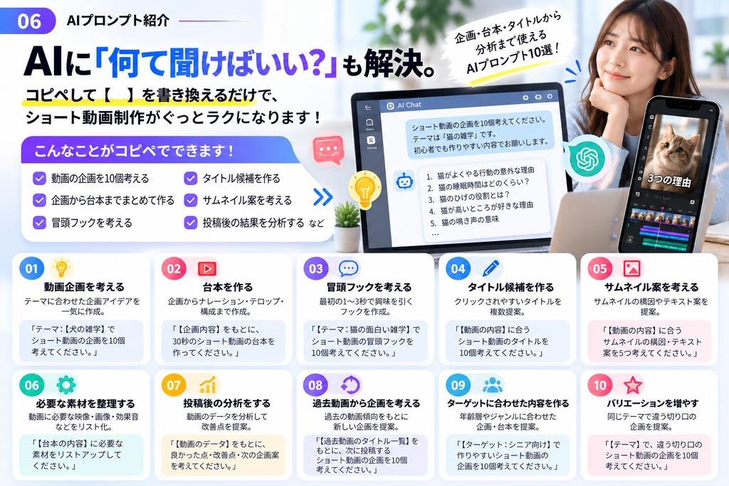 Shorts Creator Starter Kit|企画・台本・タイトルに迷わない ショート動画制作スターターセット