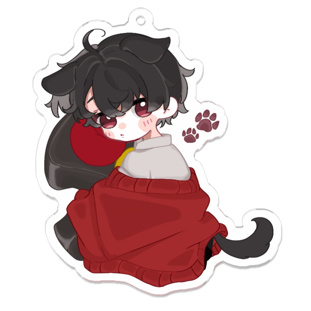 【再販待ち】しんごうき！な男の子アクリルキーホルダー(🐶Ver.)