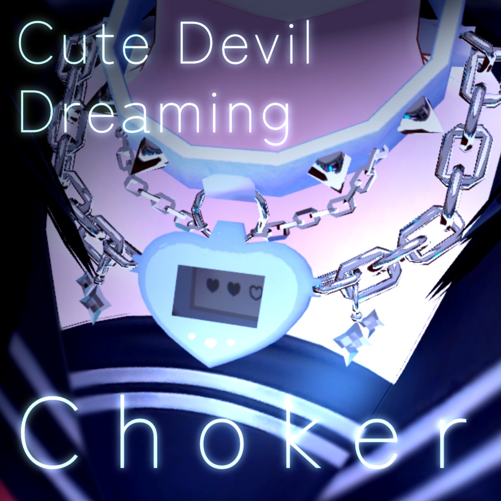 【VRC】小悪魔どりーみんチョーカー - Cute Devil Dreaming Choker -