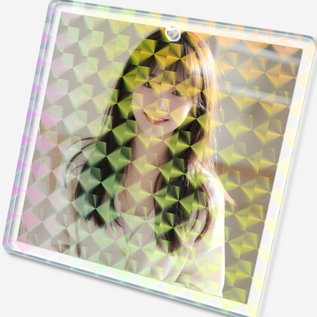 咲良のホログラムアクリルキーホルダー