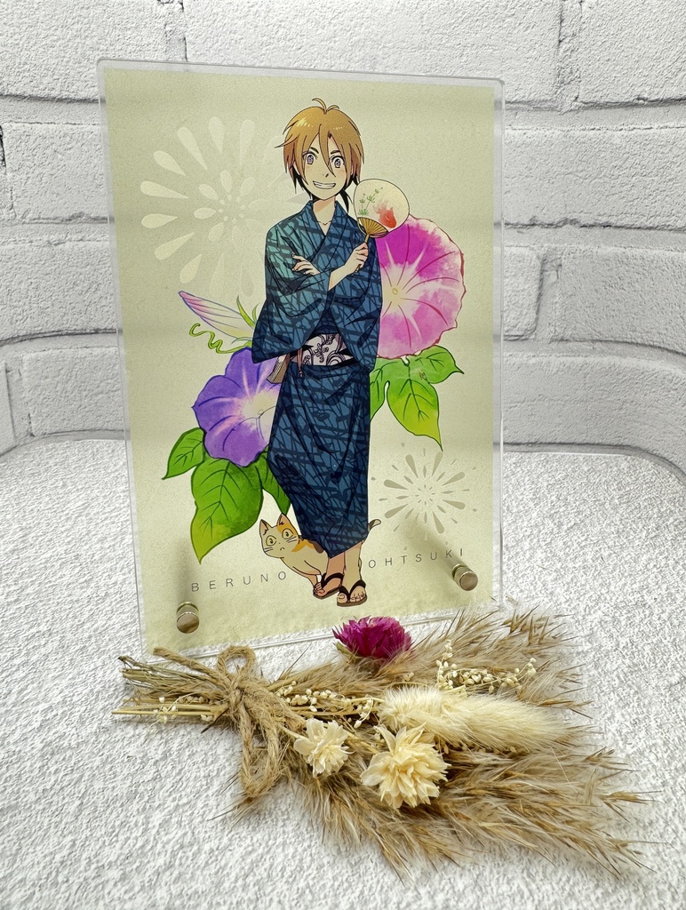 『江戸の本屋さん。』アクリルアートスタンド「花火」