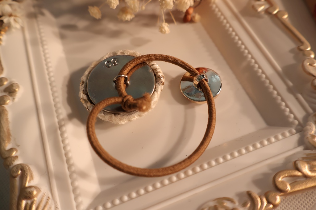 インド刺繡の髪結い