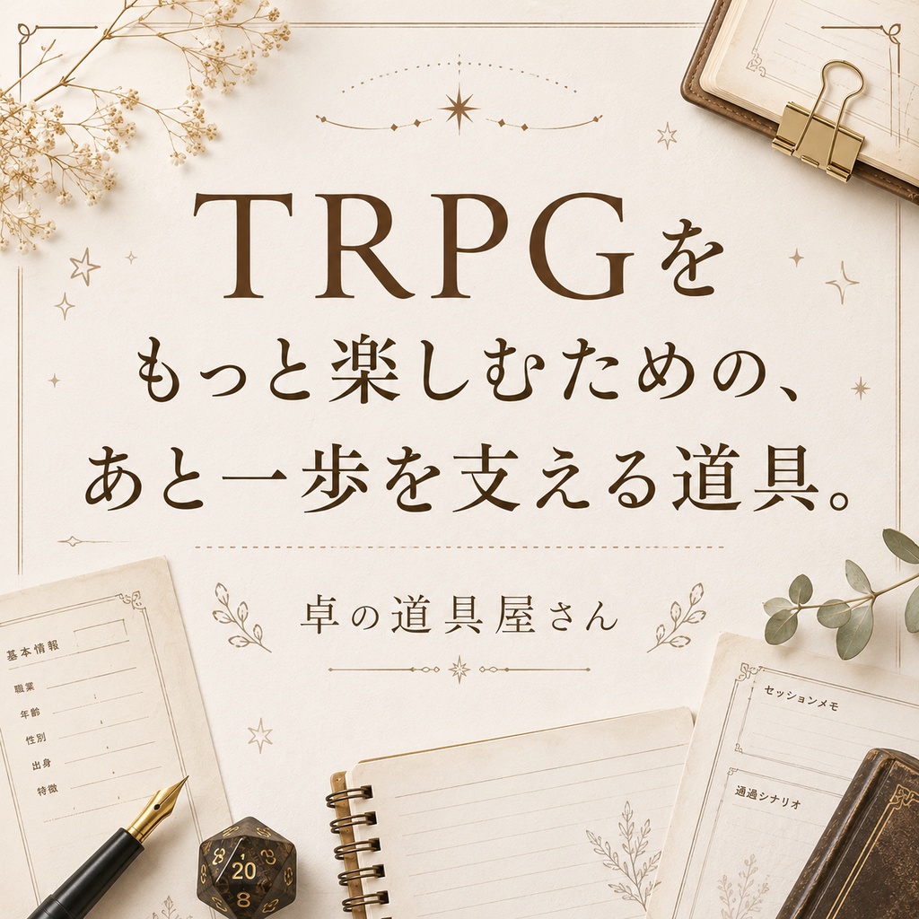 Vol.1 キャラクター設定作成キット