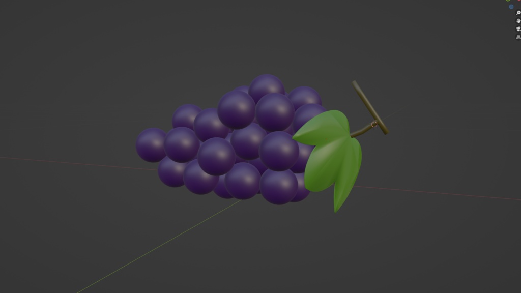 【無料】シンプルブドウ