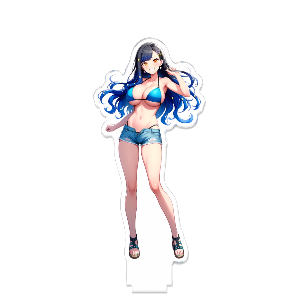 ビキニ白石杏 つながるアクスタ