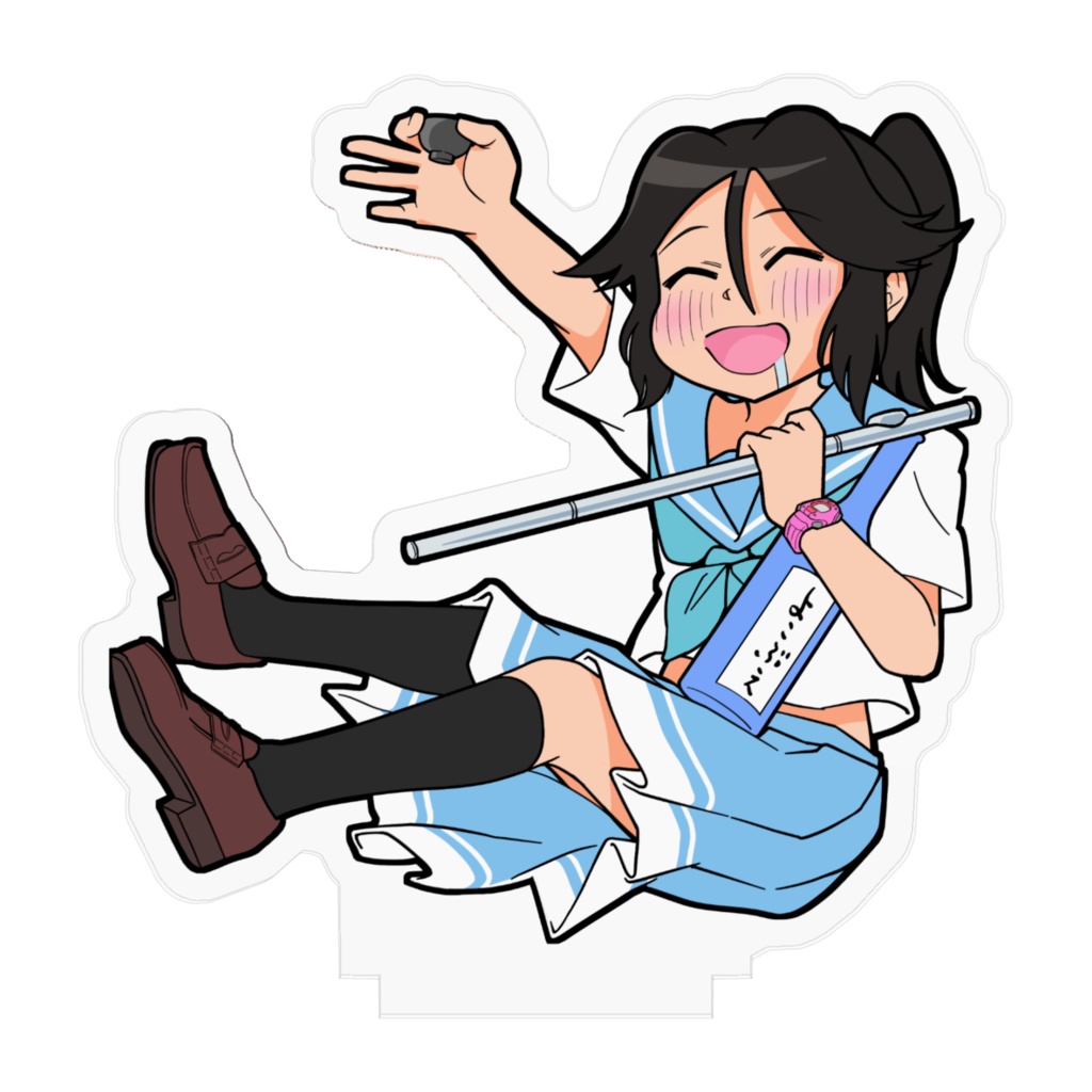 寄っかかり飲酒傘木