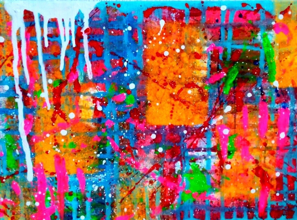 絵画『Beyond the rainbow』