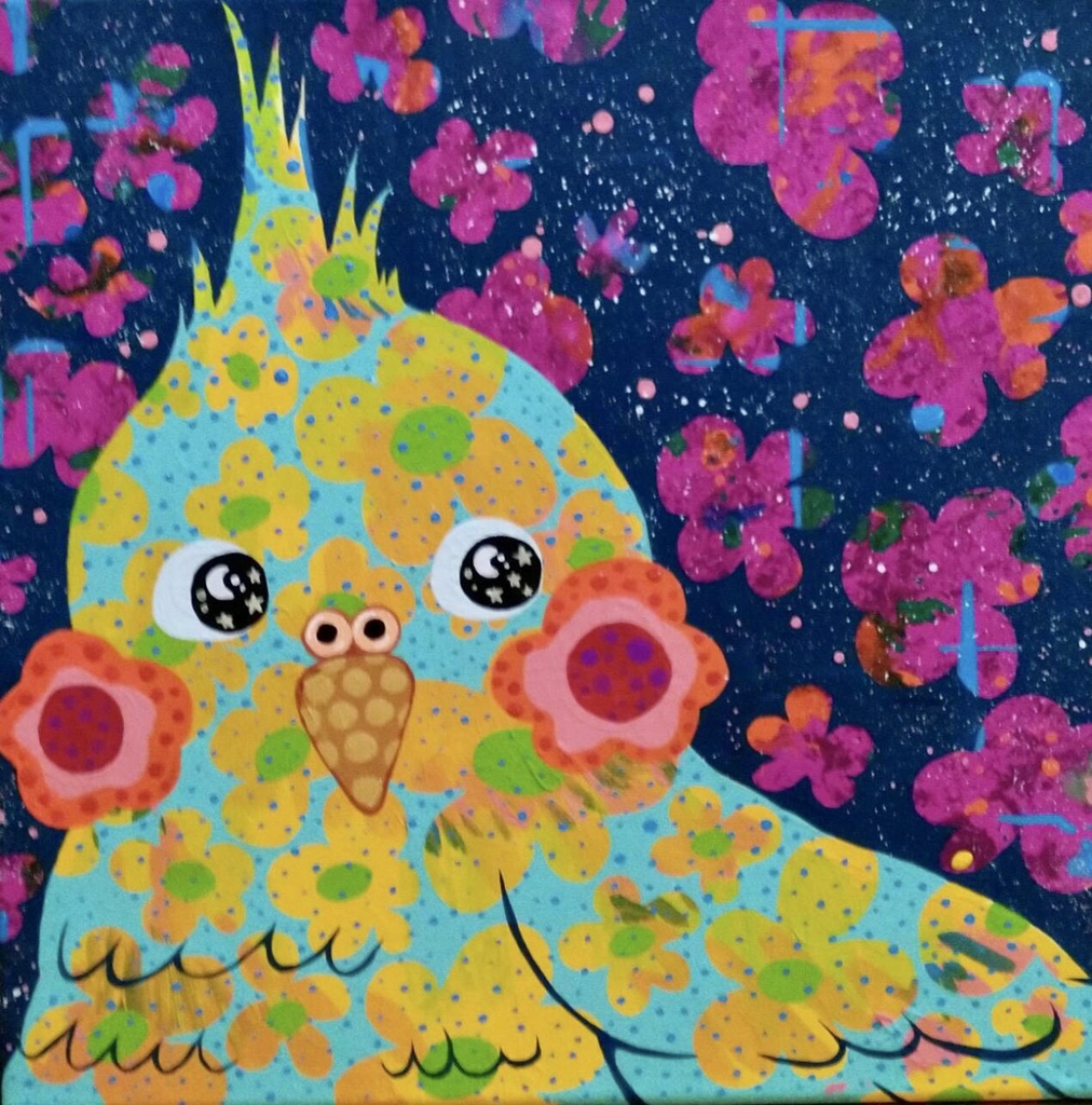 絵画『オカメチック』