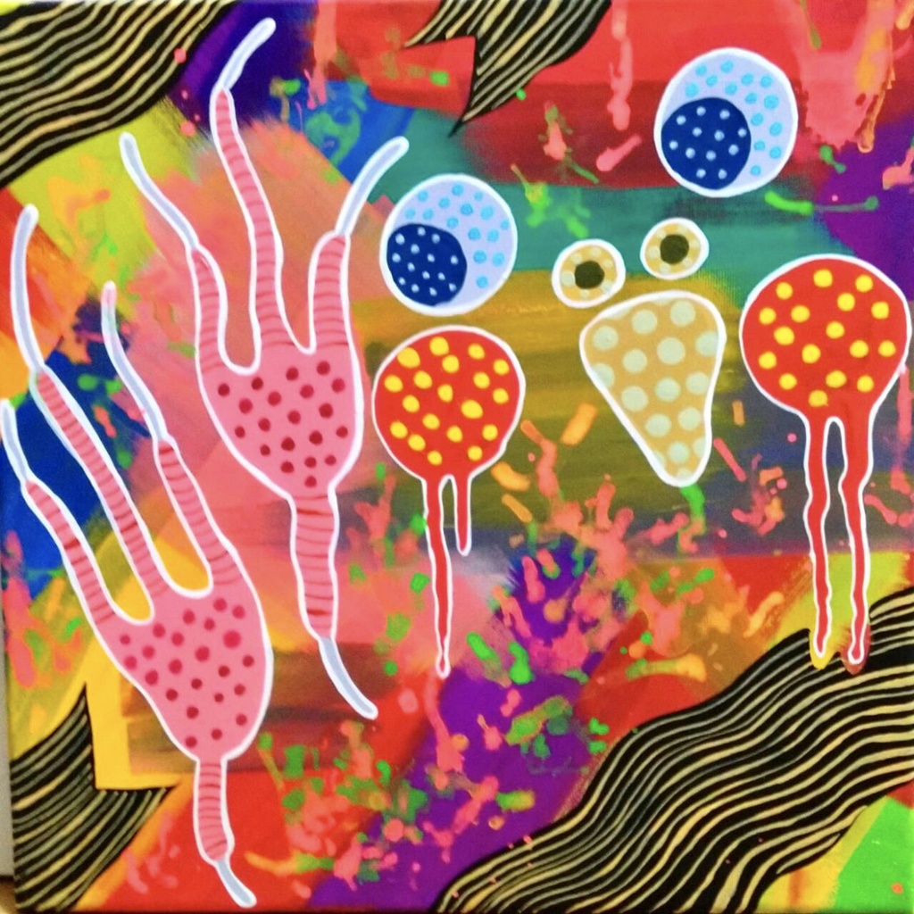 絵画『Amusing terror』