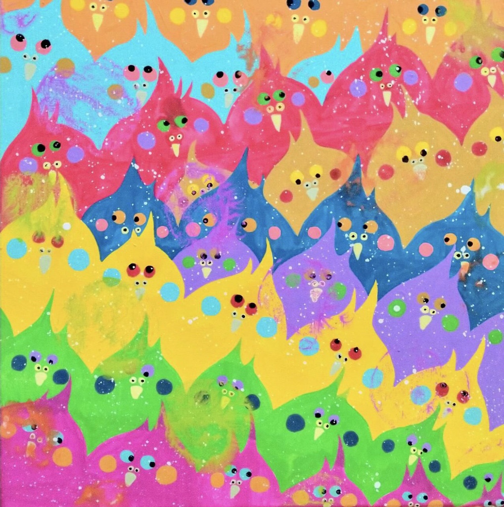 絵画『MORI MORI』