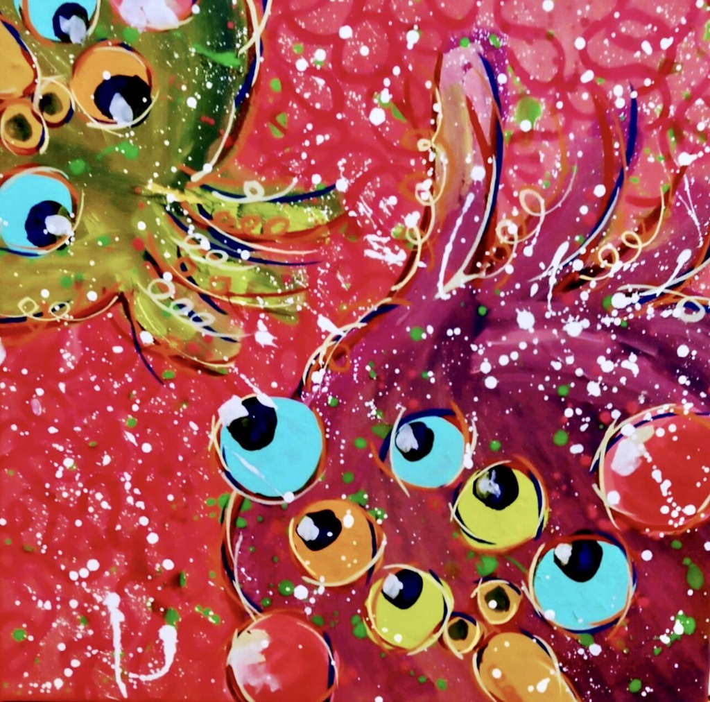 絵画『SPLASH of BUBBLEs.』