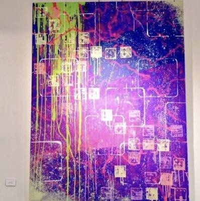 絵画『SKY CITY』