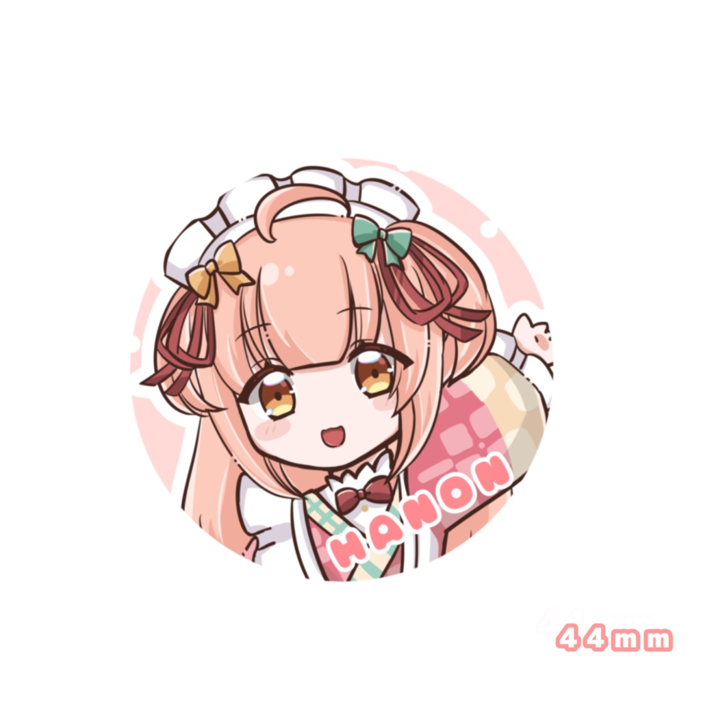 描き下ろし缶バッジ ミニ　橘波音