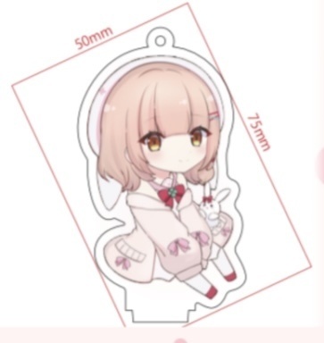 アクリルキースタンド付きキーホルダー