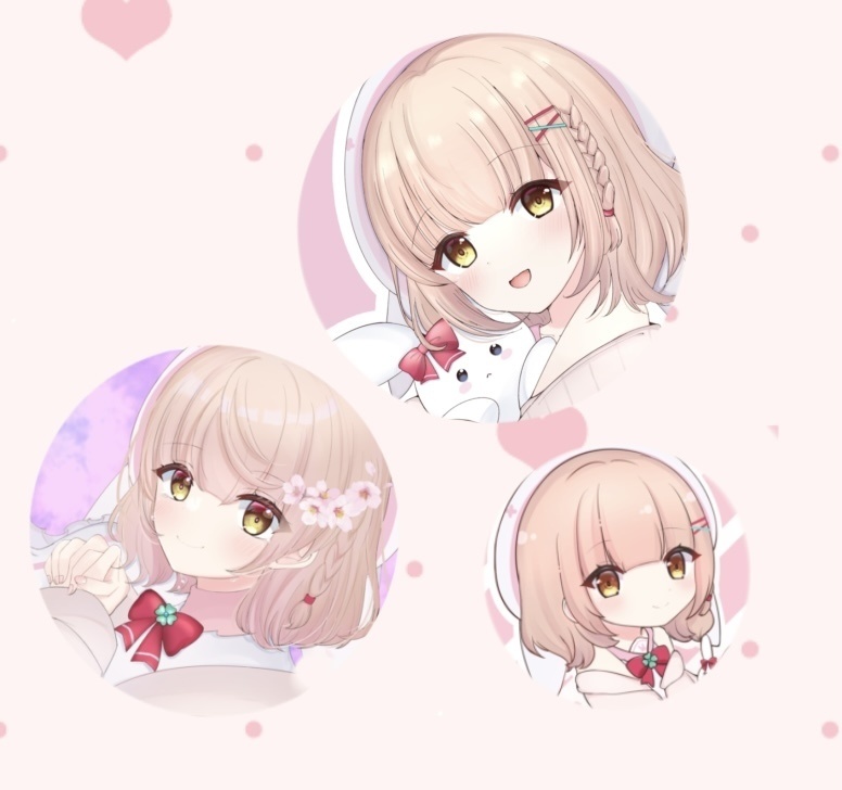 本人書き下ろしオリジナル缶バッジセット