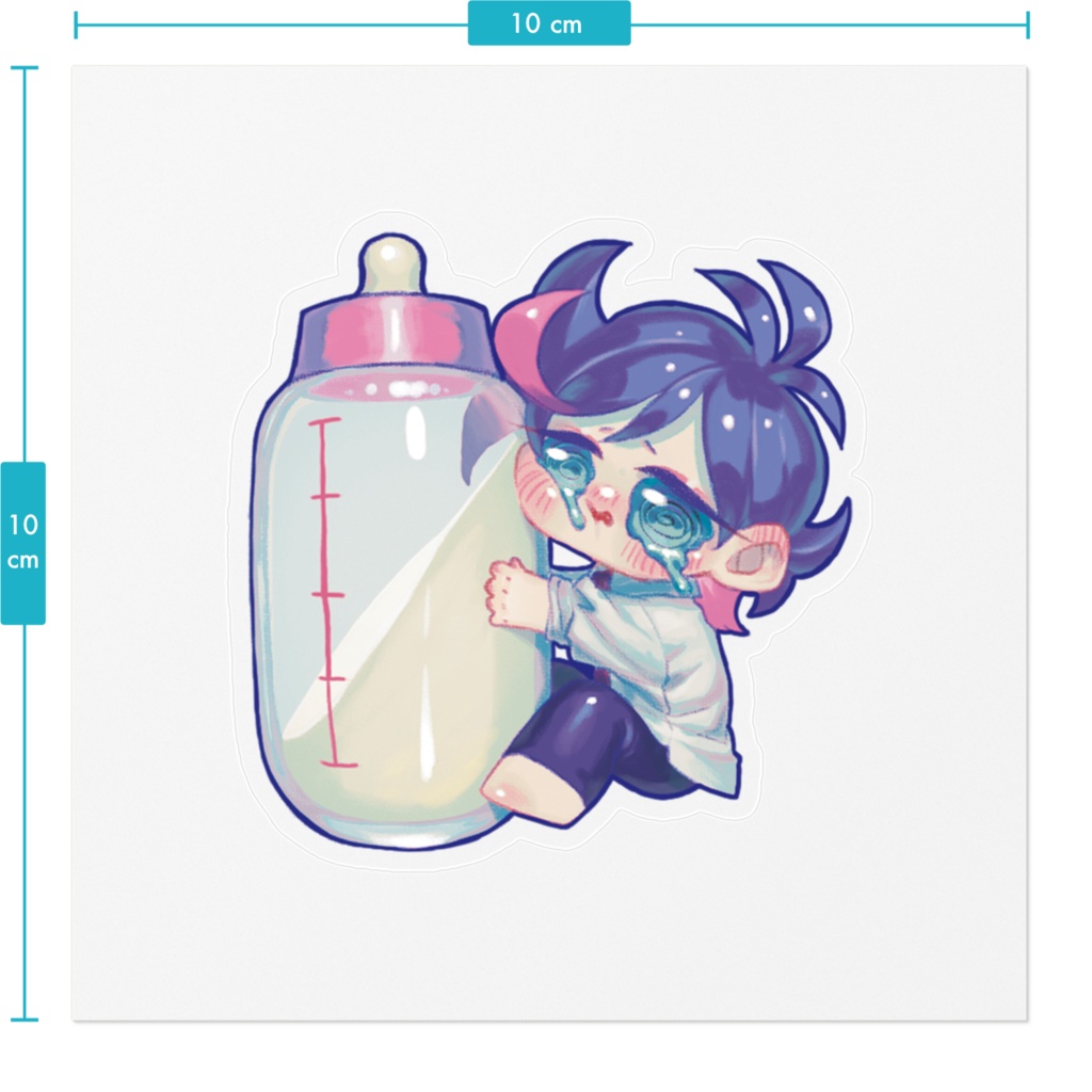 ばぶばぶ クリアステッカー