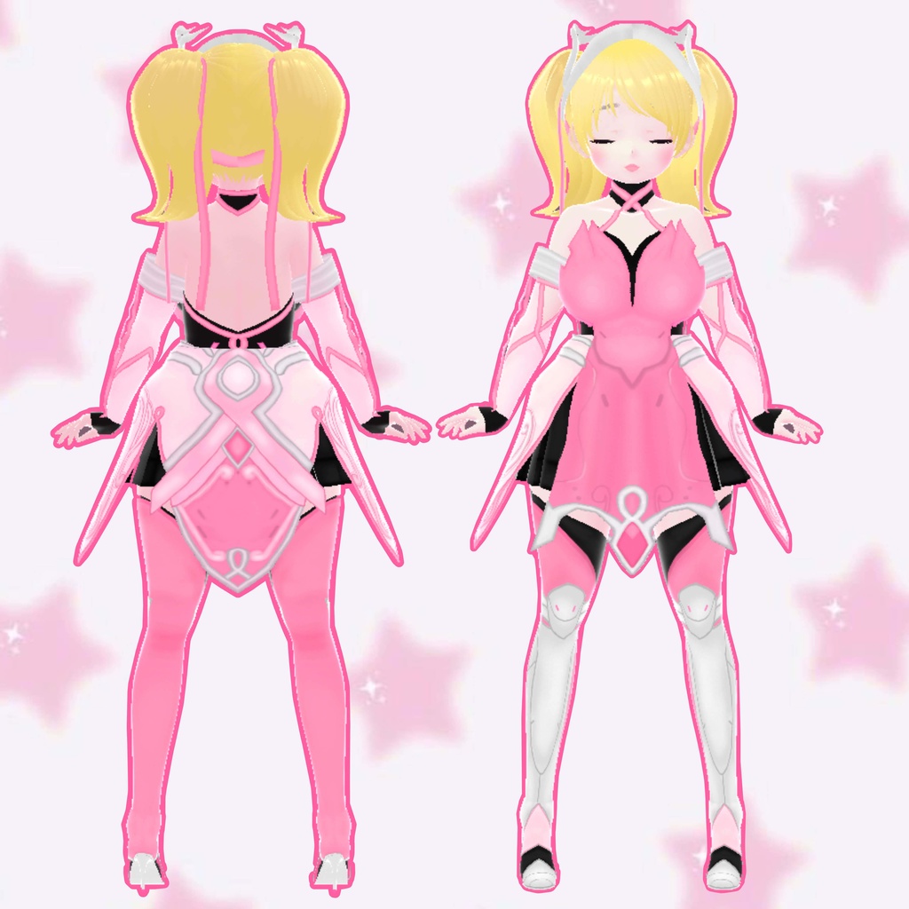 [VROID] Pink Mercy Skin Overwatch