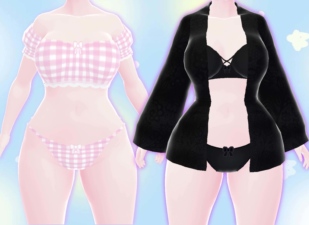 [VROID] BESTIE SUMMER BIKINI SET! ビキニ