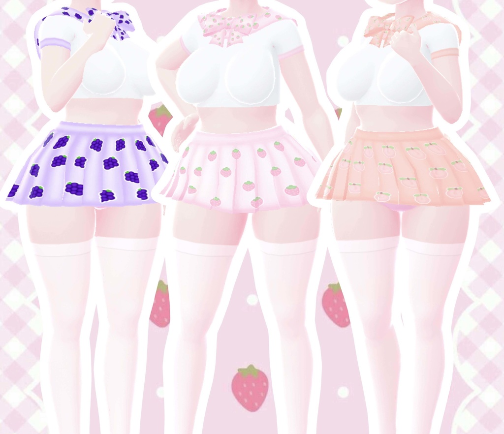 [VROID] Sailor Suit Fruit Outfit セーラー服