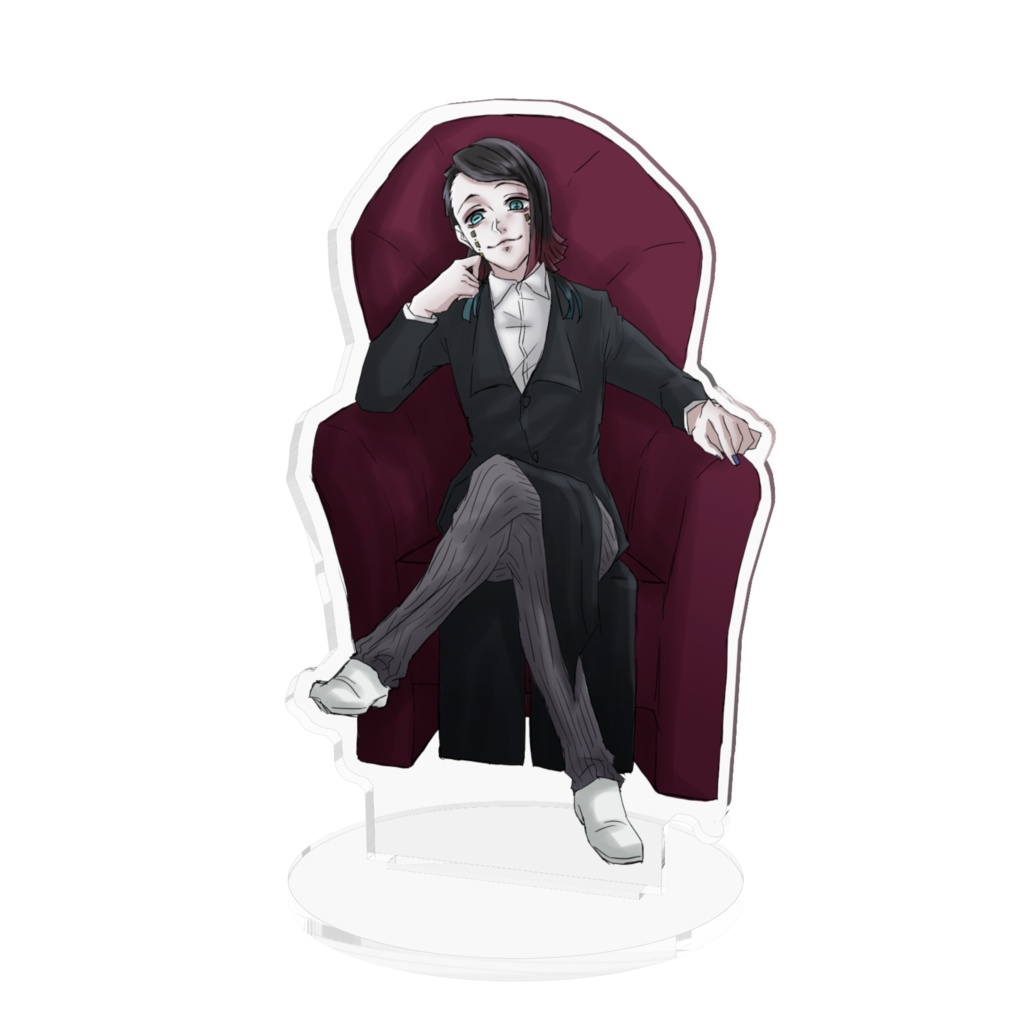 【鬼滅の刃】魘夢アクリルスタンド（椅子シリーズ）