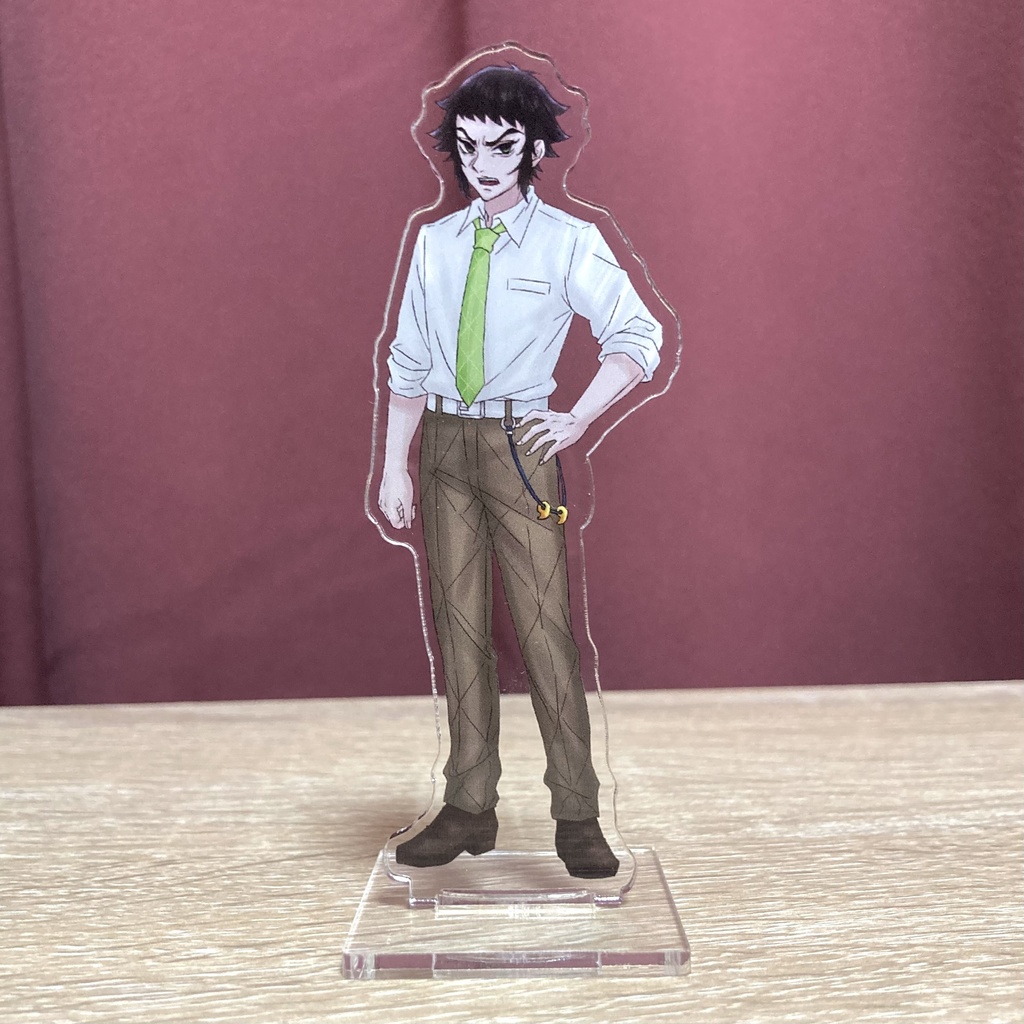 受注生産・同人グッズ【鬼滅の刃】獪岳（キメツ学園制服）アクリルスタンド