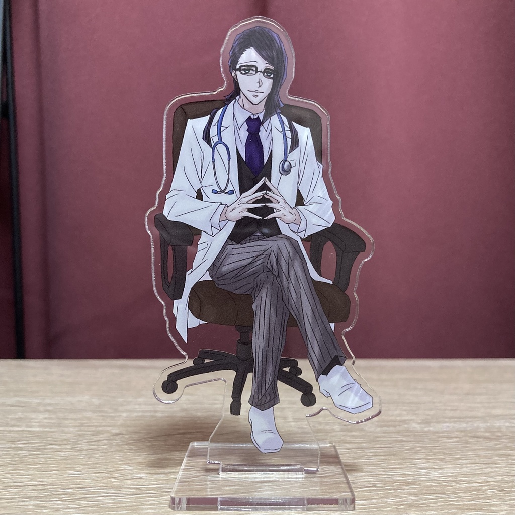 受注生産・同人グッズ【鬼滅の刃】魘夢民尾（闇医者）アクリルスタンド（椅子シリーズ）