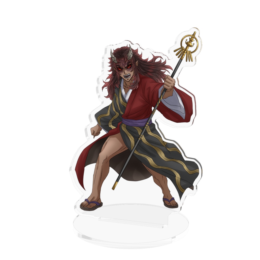 同人グッズ【鬼滅の刃】積怒アクリルスタンド