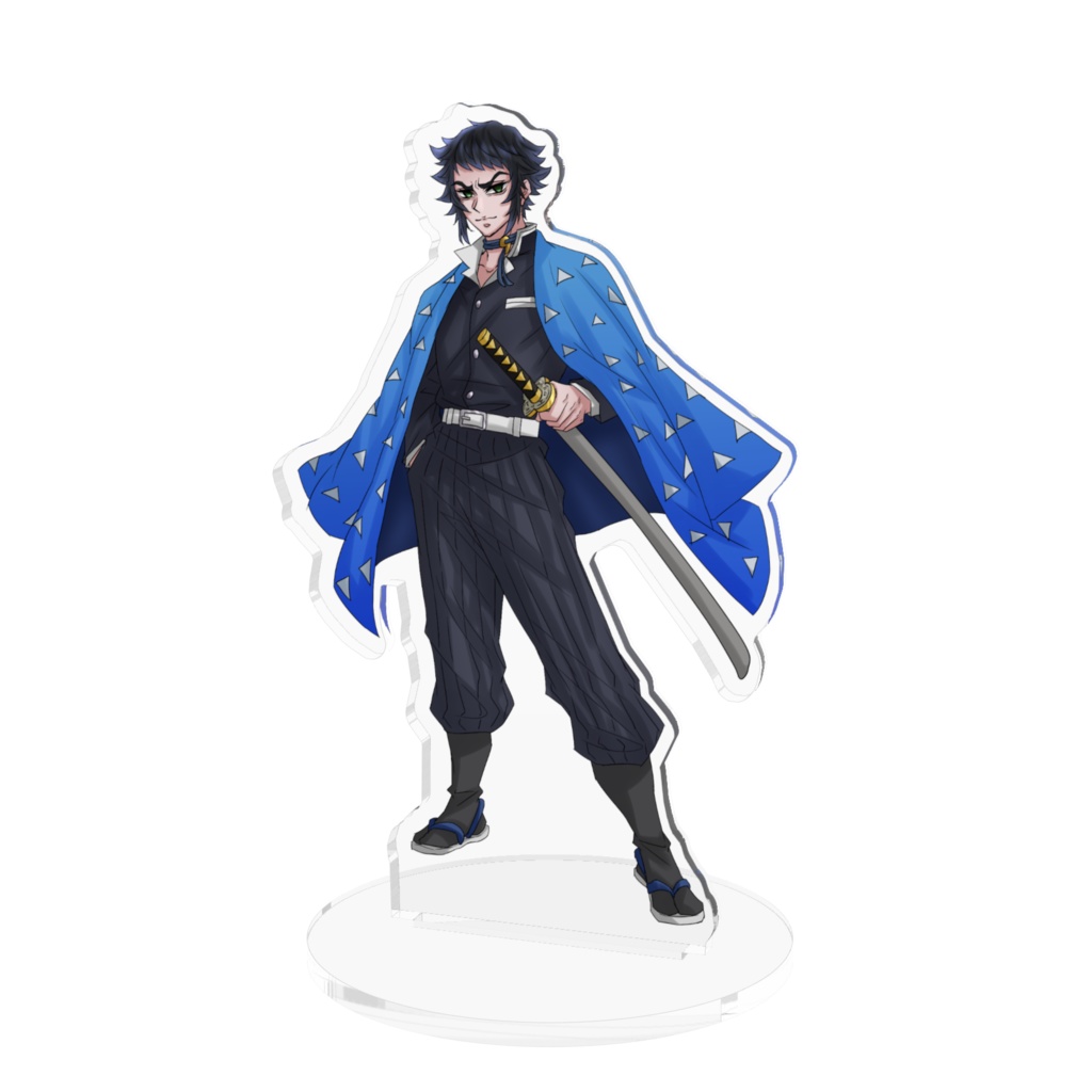 同人グッズ【鬼滅の刃】獪岳（青羽織）アクリルスタンド