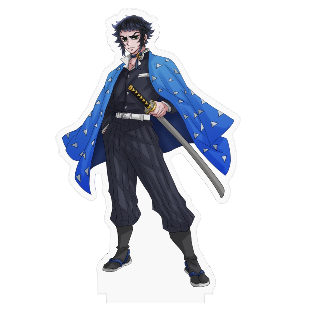 同人グッズ【鬼滅の刃】獪岳(青羽織)アクリルスタンド