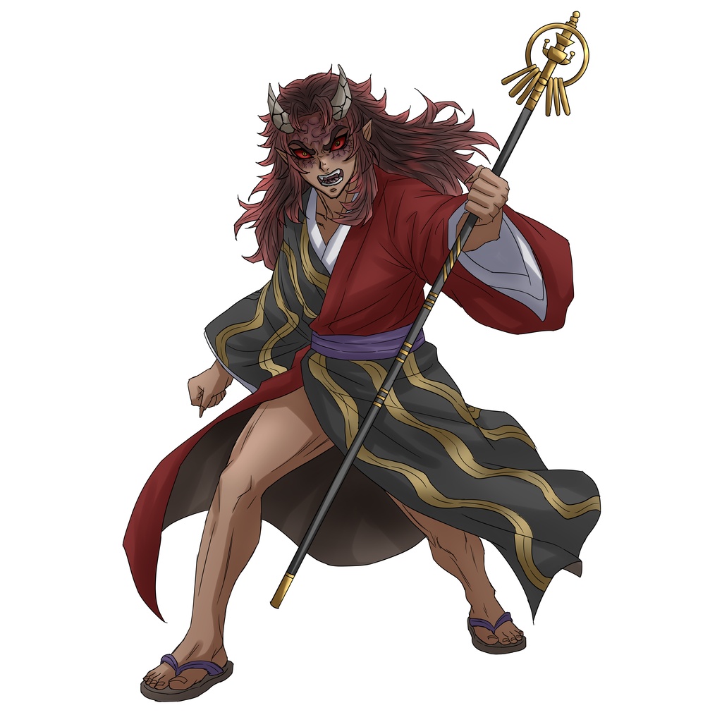 受注生産・同人グッズ【鬼滅の刃】積怒アクリルスタンド