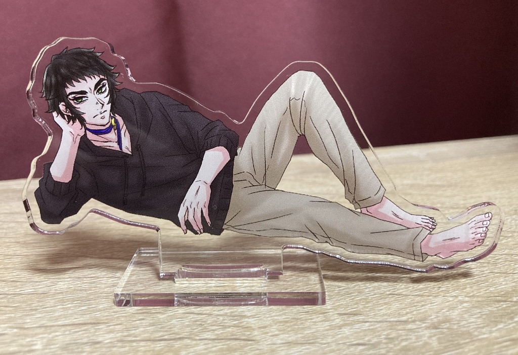 受注生産・同人グッズ【鬼滅の刃】獪岳（ダラダラ部屋着）アクリルスタンド