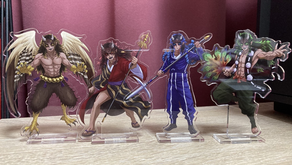 受注生産・同人グッズ【鬼滅の刃】喜怒哀楽アクリルスタンドセット