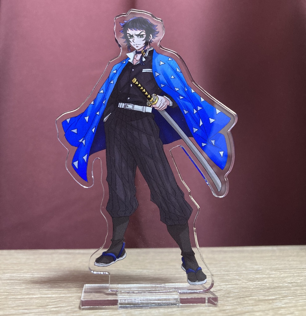 受注生産・同人グッズ【鬼滅の刃】獪岳（青羽織）アクリルスタンド