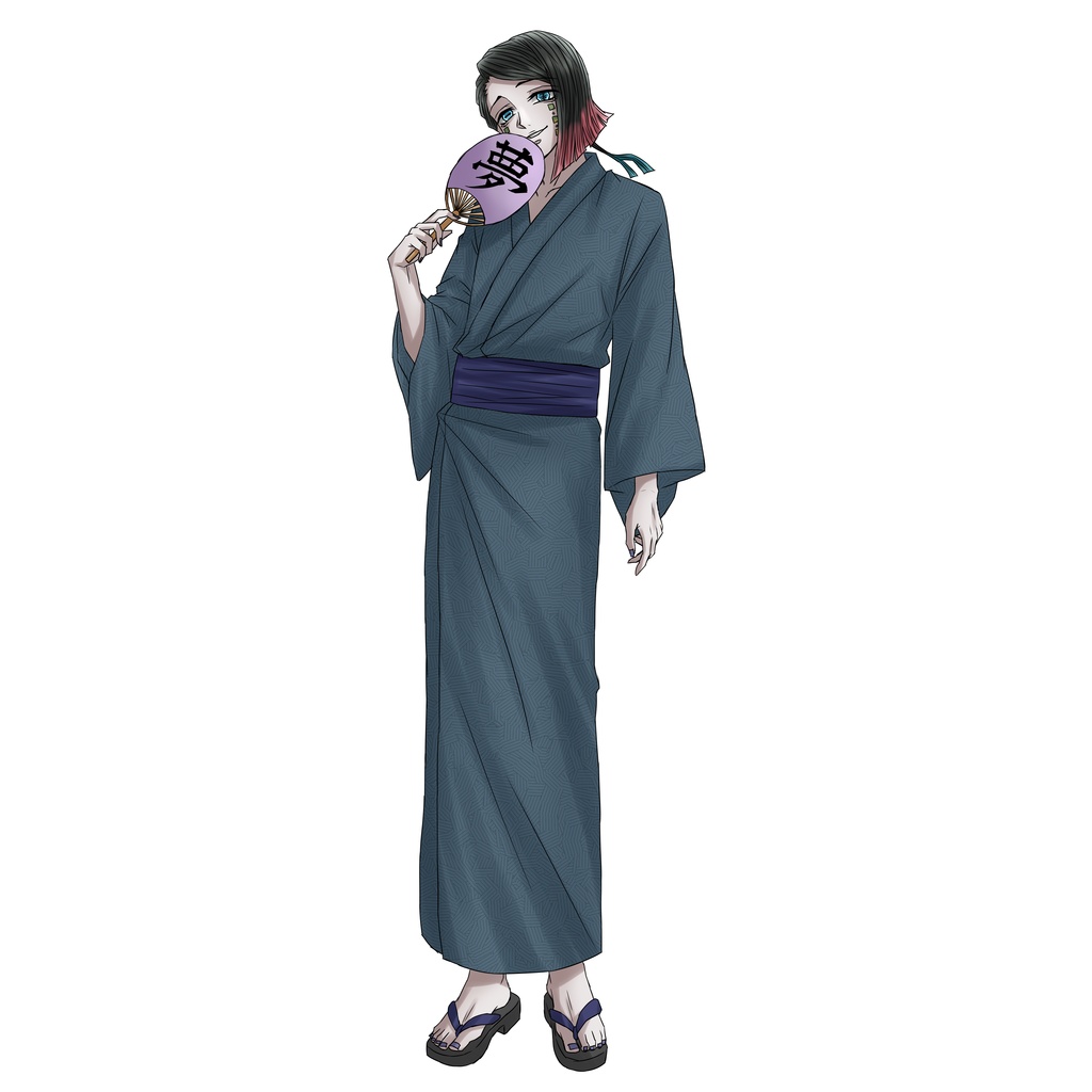 受注生産・同人グッズ【鬼滅の刃】魘夢アクリルスタンド（浴衣）