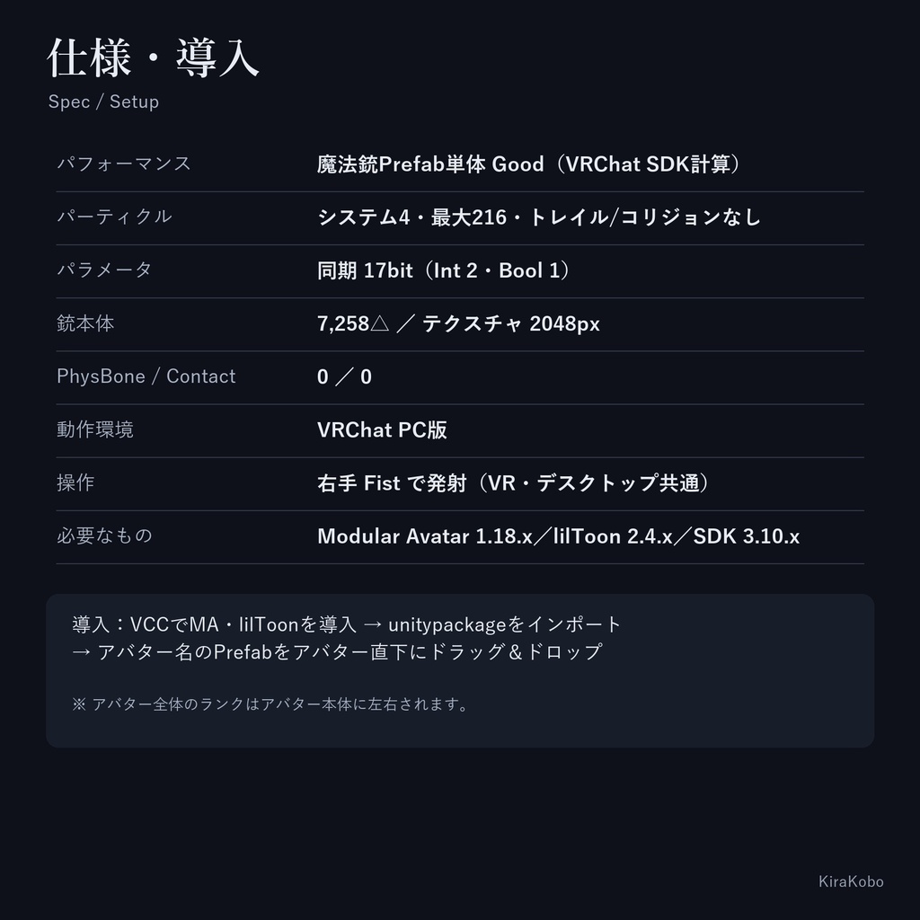 魔法銃 -蒼晶-【握って撃つ魔法銃ギミック・デスクトップ対応・4属性×強さ4段階・MA対応】
