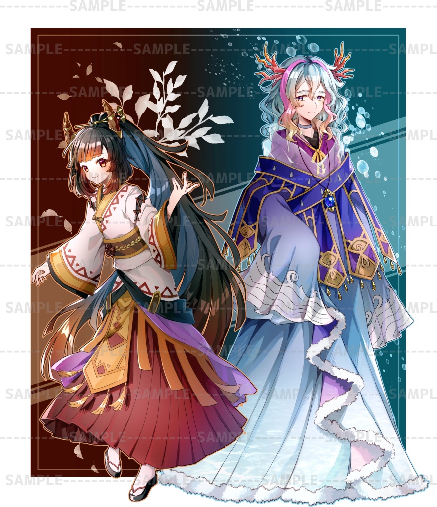 地と水の守護者 立ち絵素材セット