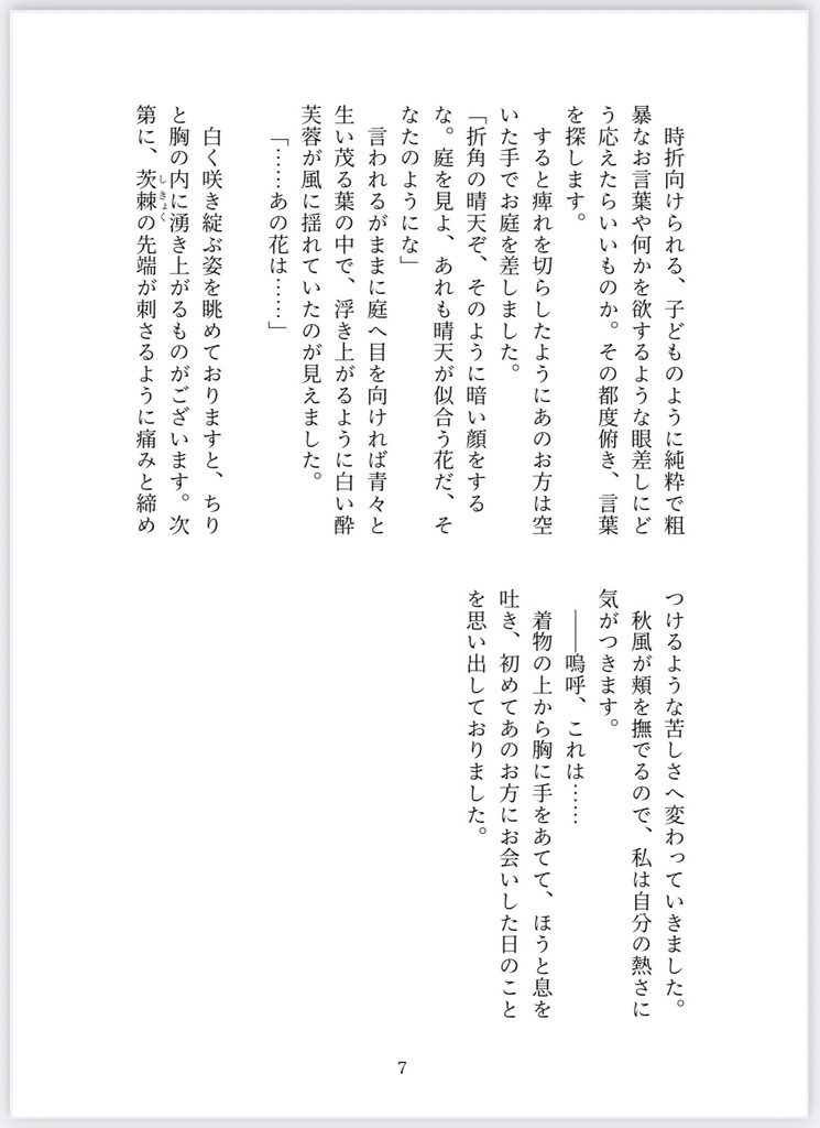 酔芙蓉の恋