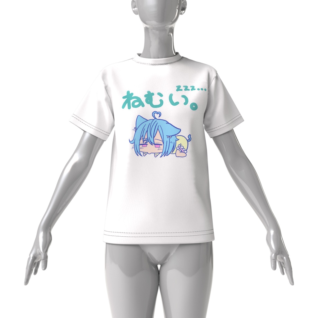 おねむなおタムさんのビッグシルエットTシャツ