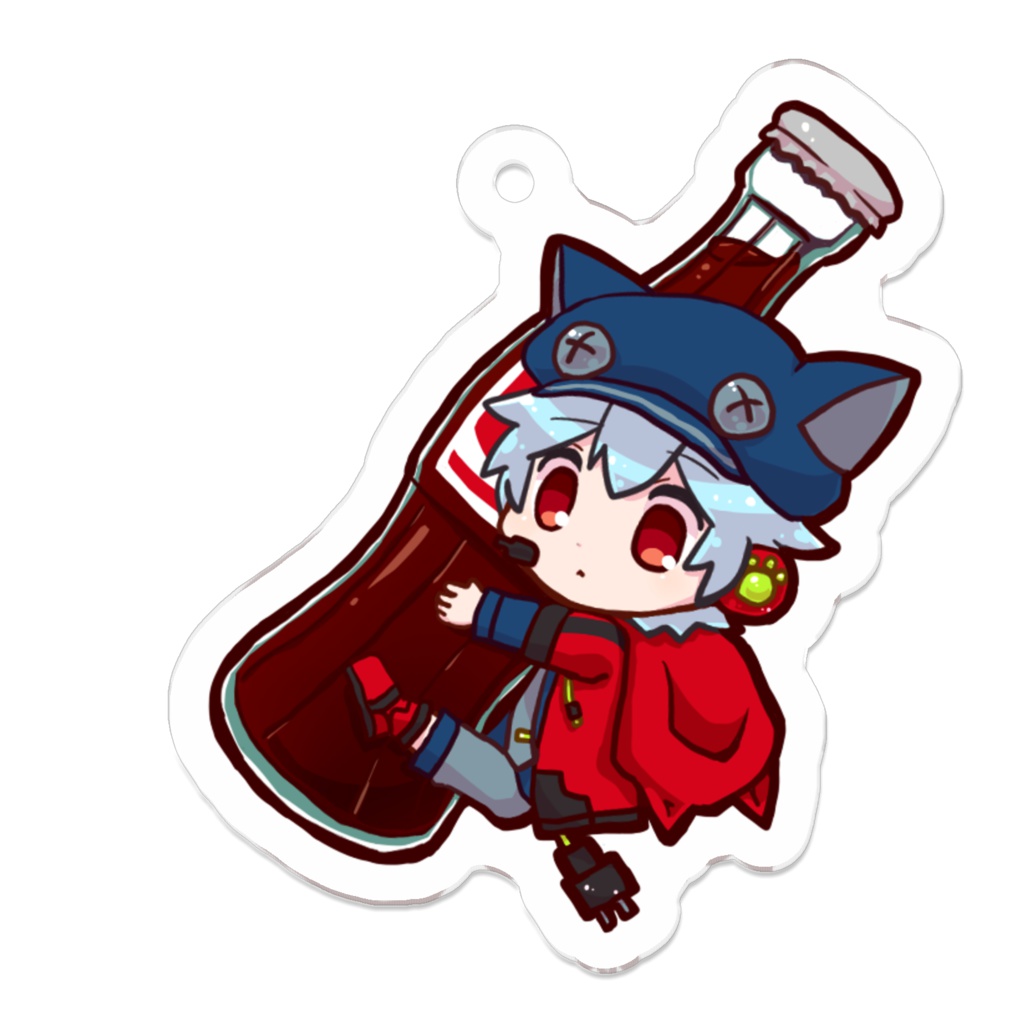 【Vtuber/UTAU】緩音ヒグ　アクリルキーホルダー