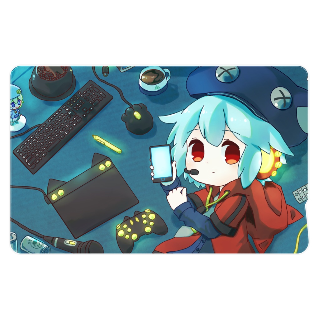 【Vtuber/UTAU】緩音ヒグ　ICカードステッカー