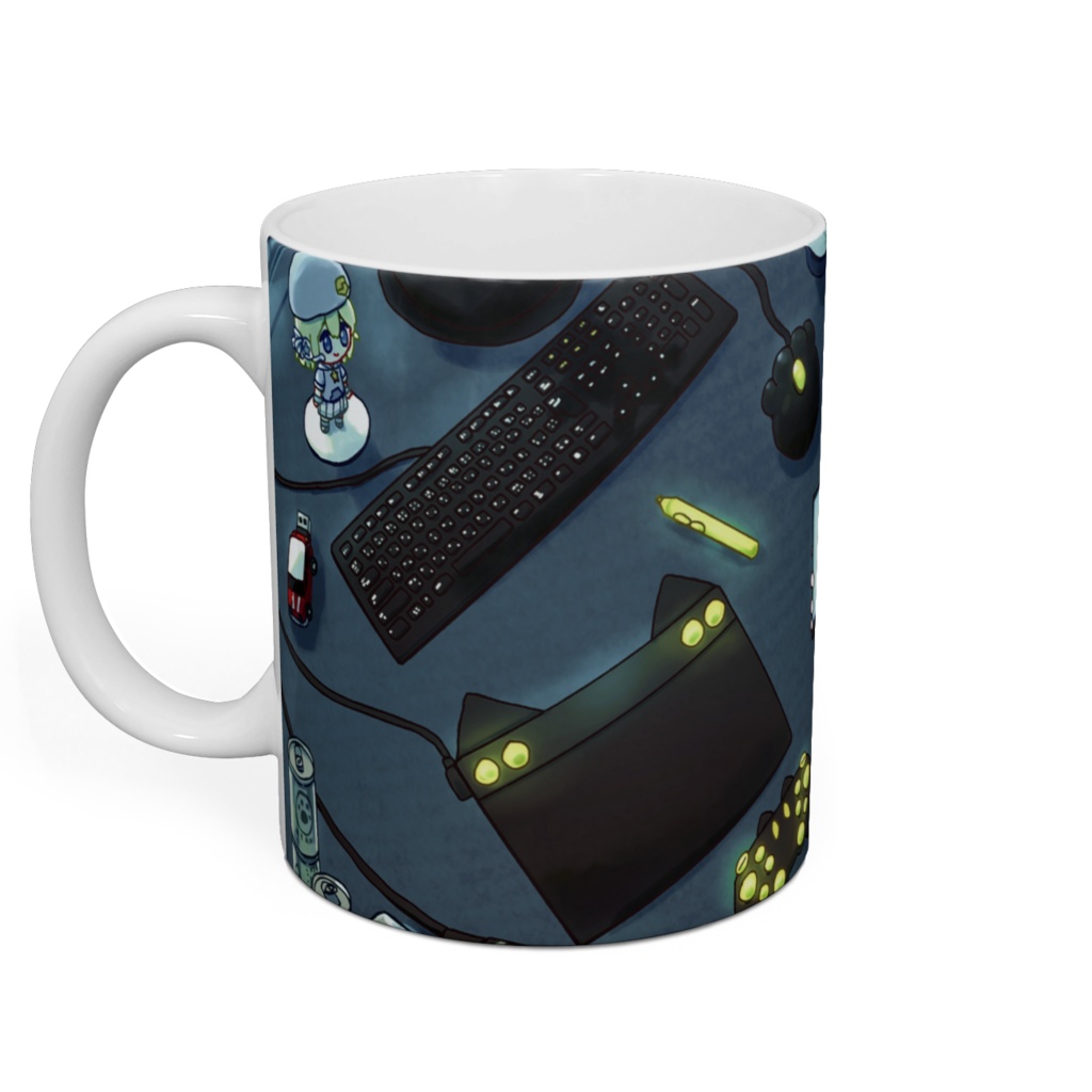 【Vtuber/UTAU】緩音ヒグ マグカップ