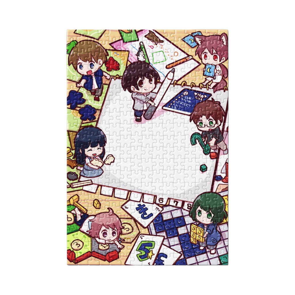 ボードのゲームのジグソーのパズル