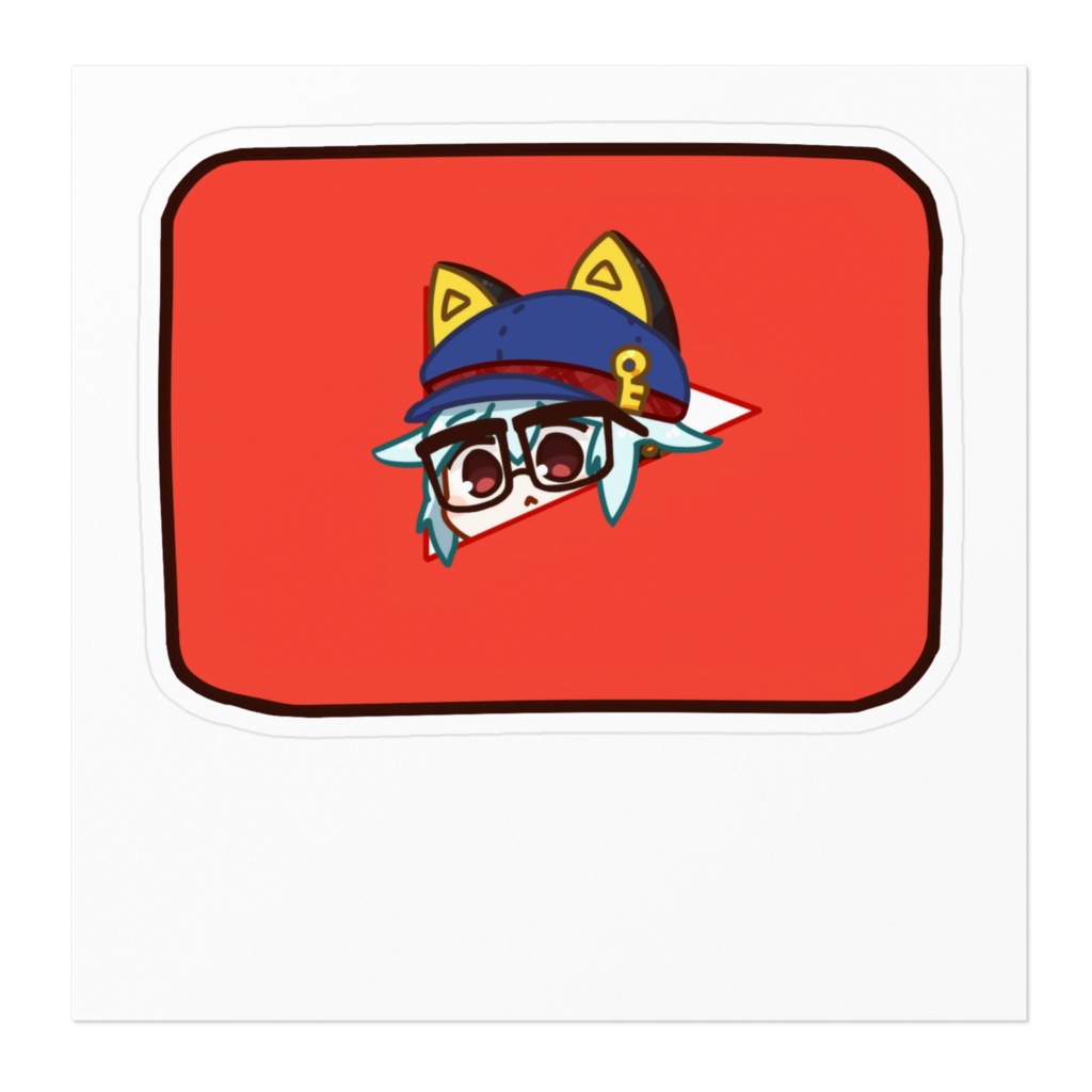 【Vtuber/UTAU】緩音ヒグ ステッカー