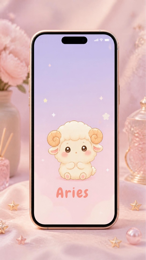 牡羊座スマホ壁紙3種セット|Aries Fantasy Wallpaper
