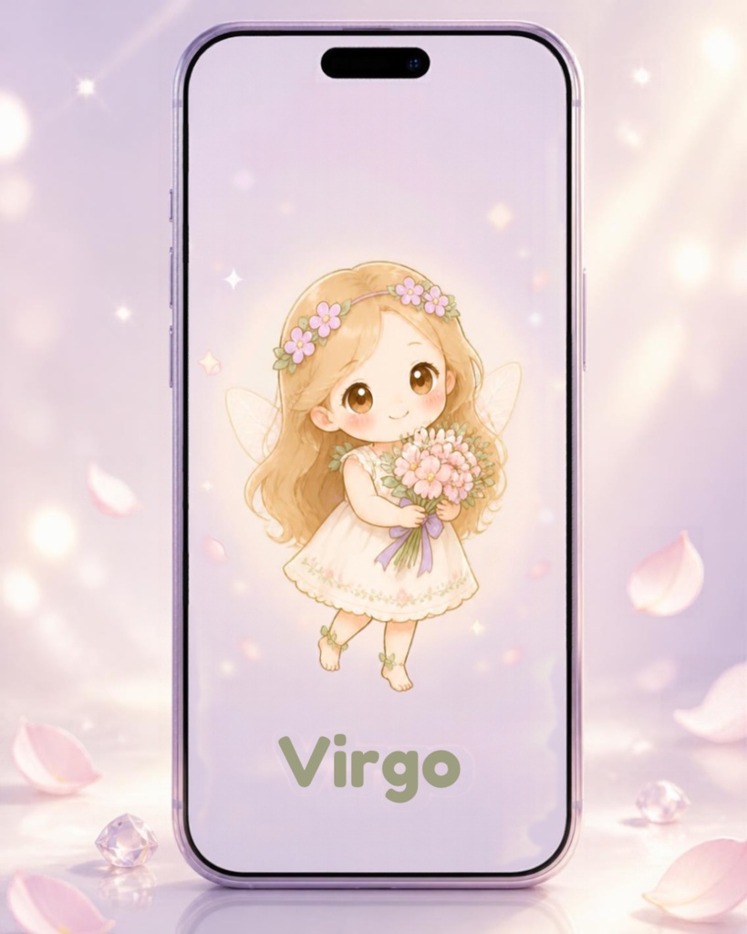 乙女座スマホ壁紙3種セット|Virgo Fantasy Wallpaper