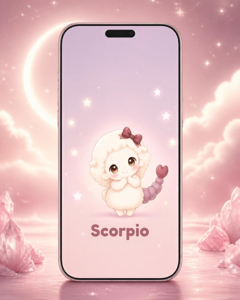 蠍座スマホ壁紙3種セット|Scorpio Fantasy Wallpaper