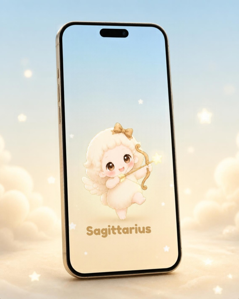 射手座スマホ壁紙3種セット|Sagittarius Fantasy Wallpaper